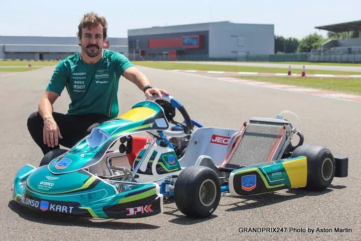 alonso dpk karting aston martin 2025