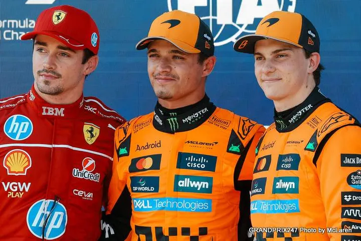 norris leclerc piastri austria 2025