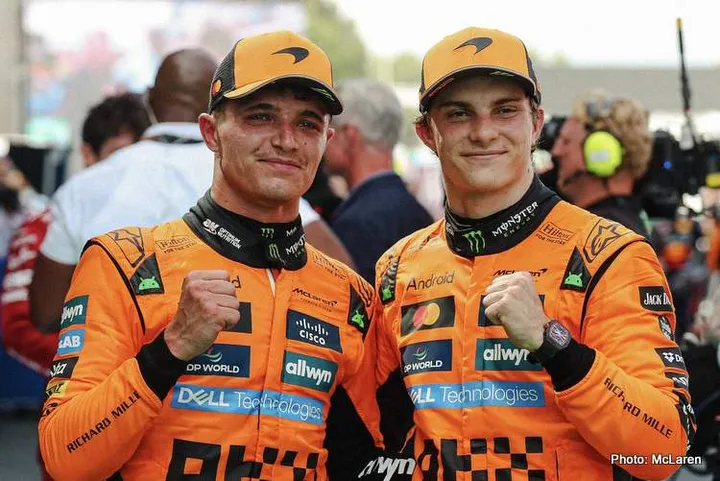 piastri norris spanish grand prix f1