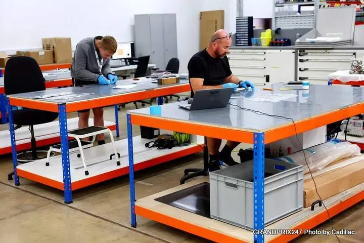 cadillac f1 team work shop 2025