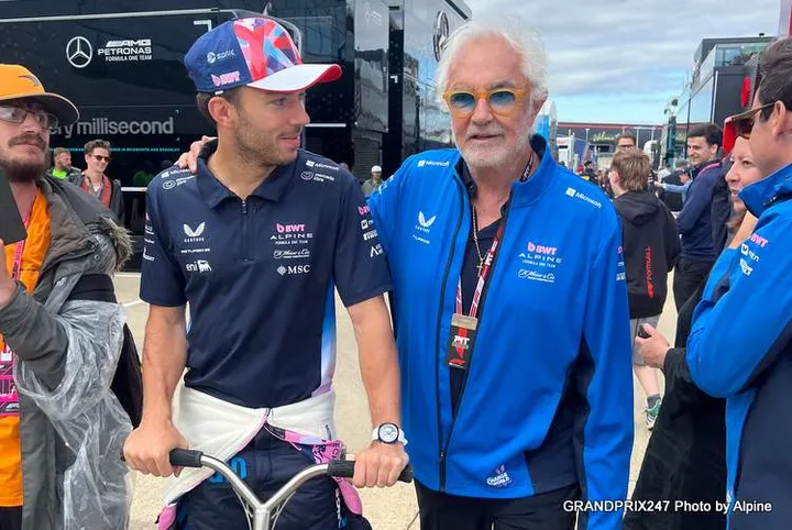 gasly briatore silverstone 2025
