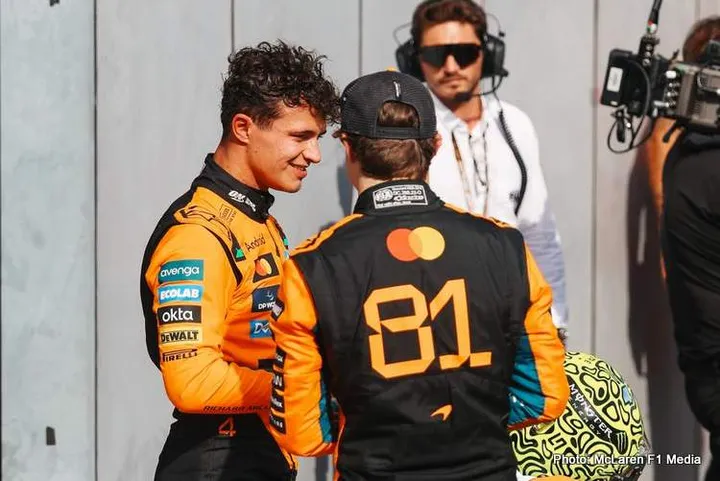 norris piastri monza f1