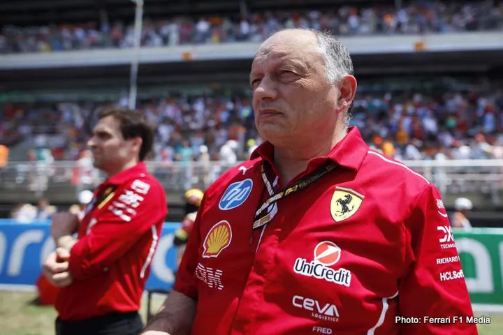 VASSEUR Frédéric (fra), Team Principal &amp; General Manager of the Scuderia Ferrari, portrait during the Formula 1 Aramco Gran Premio de Espana 2025, Spanish Grand Prix 2025, 9th round of the 2025 FIA Formula One World Championship from May 30 to June 1, 2025 on the Circuit de Barcelona-Catalunya, in Montmeló, Spain - Photo Eric Alonso / DPPI