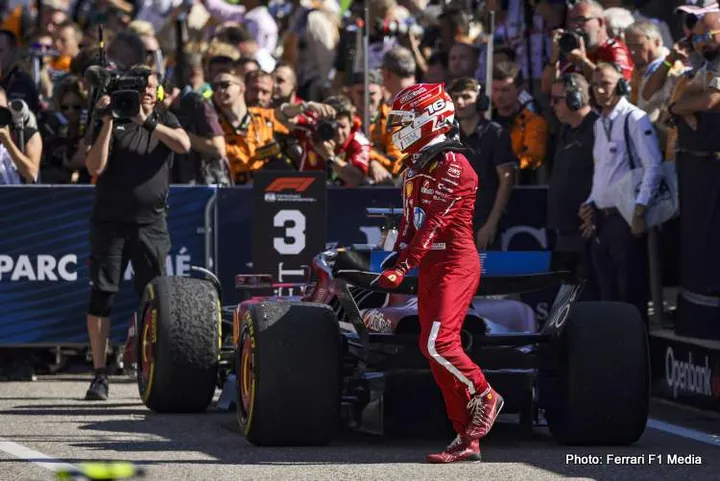 LECLERC Charles (mco), Scuderia Ferrari SF-25, portrait during the 2025 Formula 1 United States Grand Prix, 19th round of the 2025 FIA Formula One World Championship from October 17 to 19, 2025 on the Circuit of the Americas, in Austin, Texas, United States of America - Photo Xavier Bonilla / DPPI