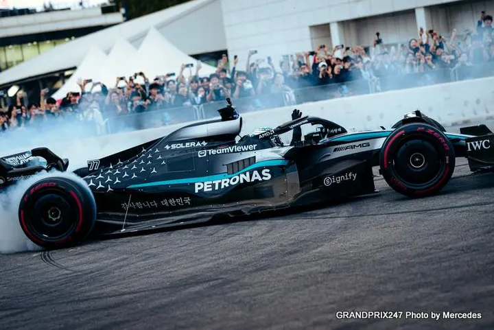 2025 Peaches Run Universe, Seb Kawka Mercedes Bottas South Korea 
