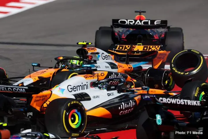 norris piastri crash f1 us gp