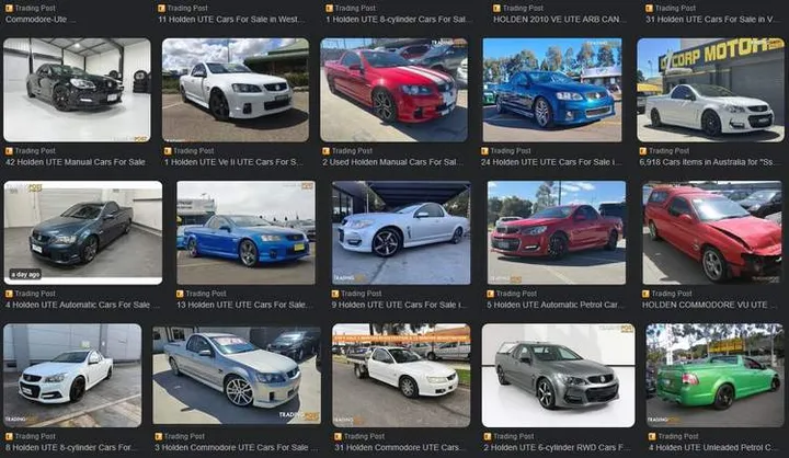 pre-owned Holden VE Utes