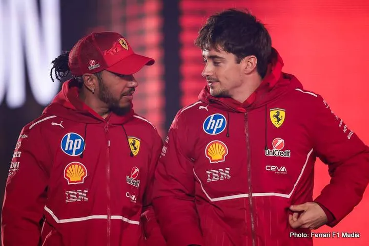 07-scuderia-ferrari-lasvegas-gp-2025 Leclerc Hamilton f1 crisis
