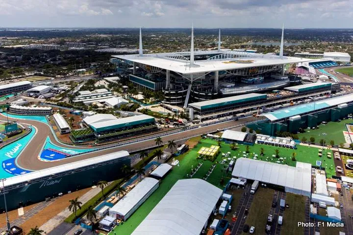 1 miami f1 autodrome international grand prix aerial