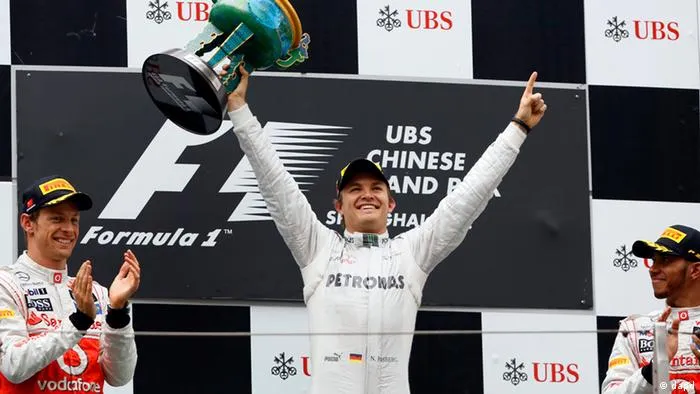 Rosberg wins his first Formula One Grand Prix | News | DW | 15.04.2012
