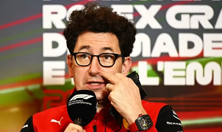 Ferrari boss Mattia Binotto Imola