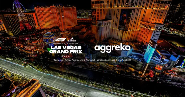 Aggreko Returns to Las Vegas as Official Temporary Power Partner for the  FORMULA 1 HEINEKEN LAS VEGAS GRAND PRIX 2025