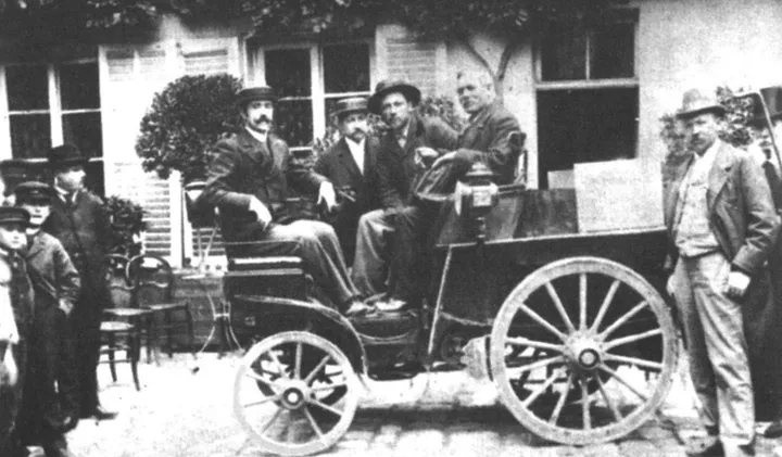 The 1894 Paris-Rouen Trial, the very first competitive motorsport event