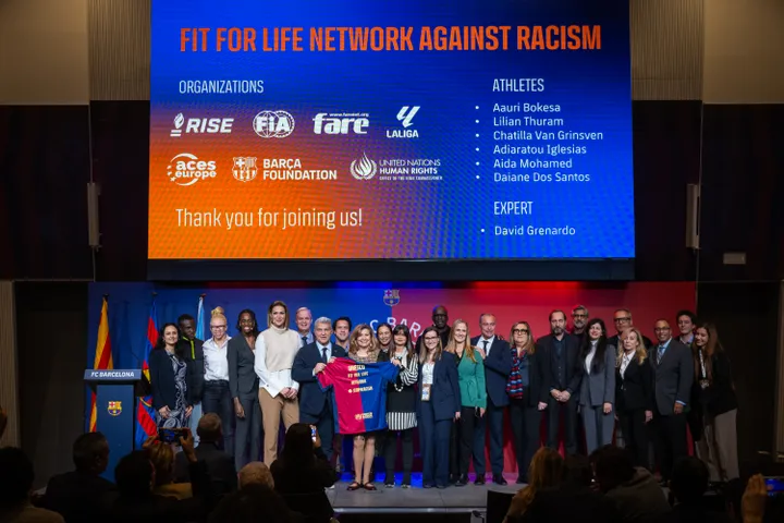 UNESCO launches the Fit for Life Network Against Racism in a joint event with the Barça Foundation | UNESCO