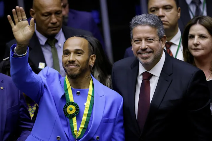 Now I'm one of you,' Hamilton tells Brazil as he becomes honorary citizen
