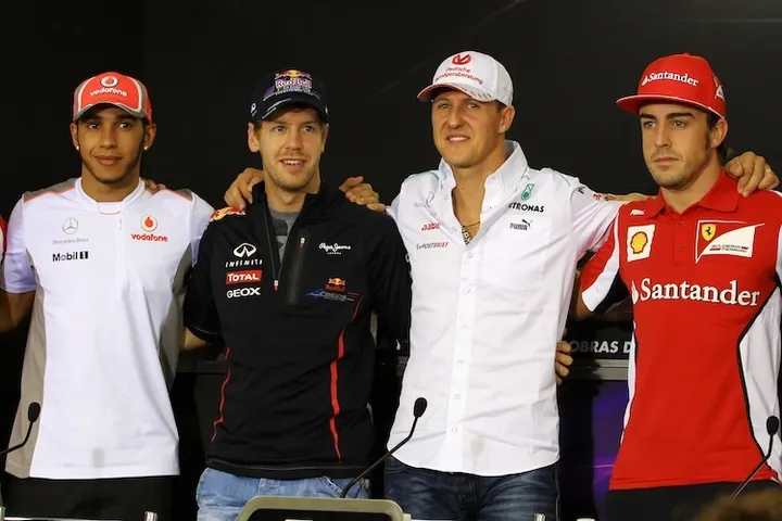 Vettel, Schumacher, Alonso, Hamilton: Oft Verlierer / Formel 1 - SPEEDWEEK.com