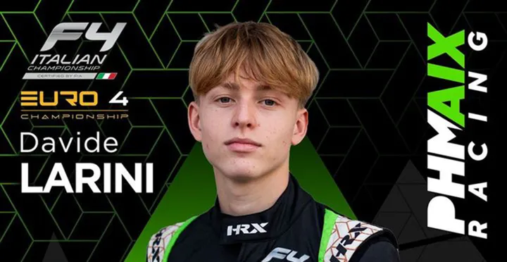 Formula4 Italian Championship - Certified by FIA WSK Promotion Official Site- Davide Larini confirmed for the Formula 4 season by Team PHM AIX Racing