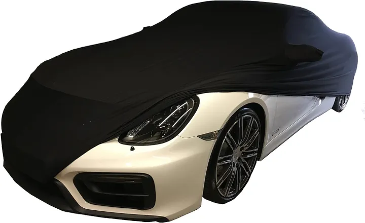 Super-Soft Indoor Stretch Car Cover Auto Schutz Hülle passend für Porsche Cayman, 981, 718, GT4, Elfer, 911 / 992 / 991 / GTS Abdeckung Stoff schwarz Abdeckplane Schutzhülle : Amazon.de: Auto &amp; Motorrad