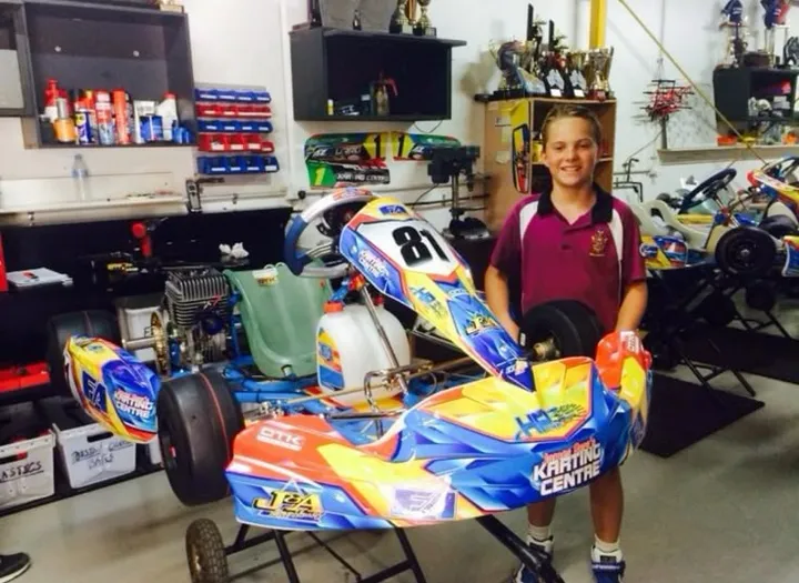 Oscar piastri karting
