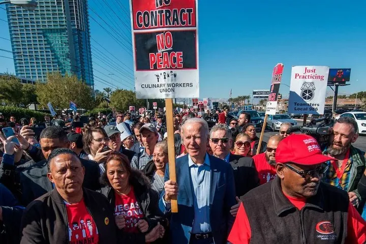 The Culinary Workers The expected 120,000 F1 race attendees have been asked not to cross picket or strike lines