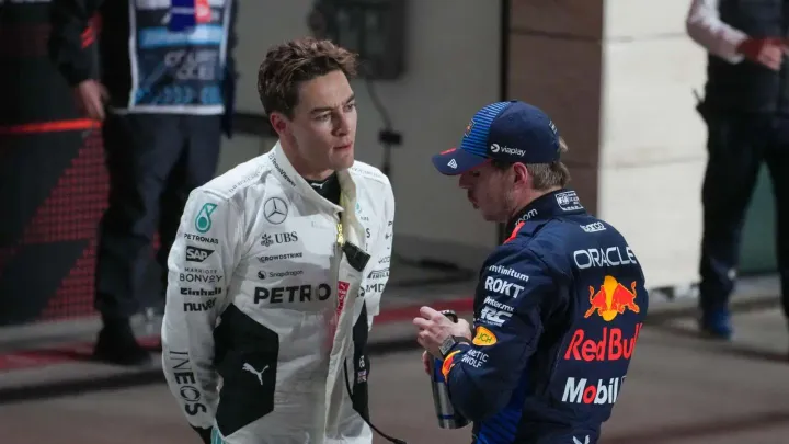 George Russell feared Max Verstappen crash after grid-drop penalty clash
