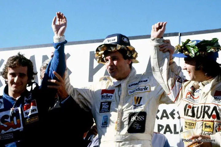 caesars podium 1981 prost jones giacomelli