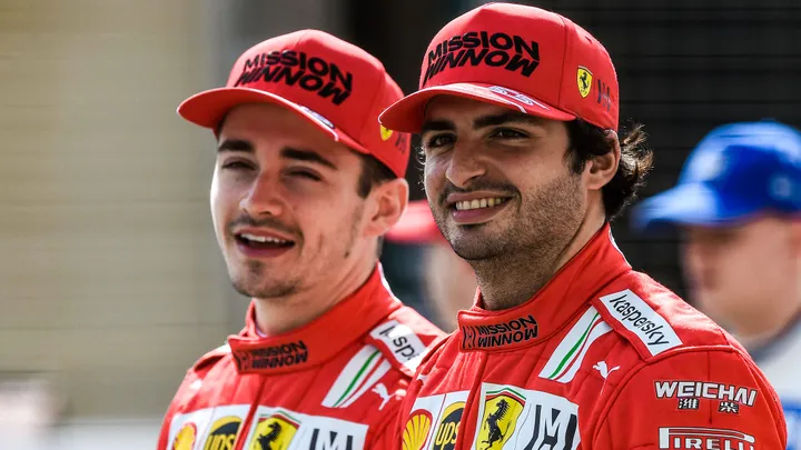 leclerc sainz bahrain gp 2022