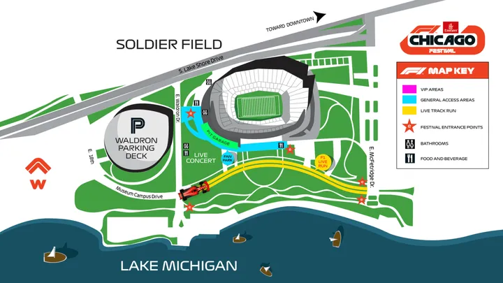 Formula 1 roars into Chicago with Festival at Soldier Field in June | Formula 1®