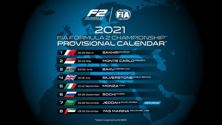 Image result for formula 2 2021 calendar