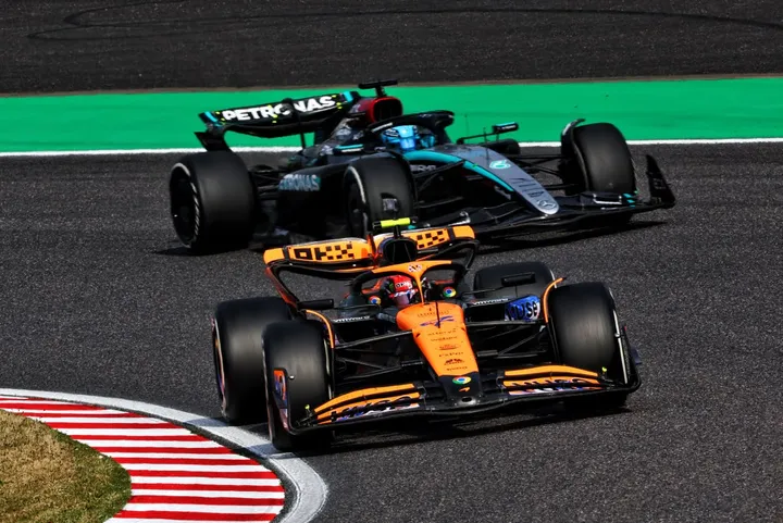 McLaren thought about making only one pit stop during the Japanese Formula 1 Grand Prix. - Customer team McLaren has bettered Mercedes for the best part of a year