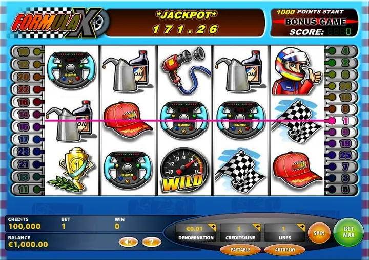 Igrajte Besplatno Formula X Slot