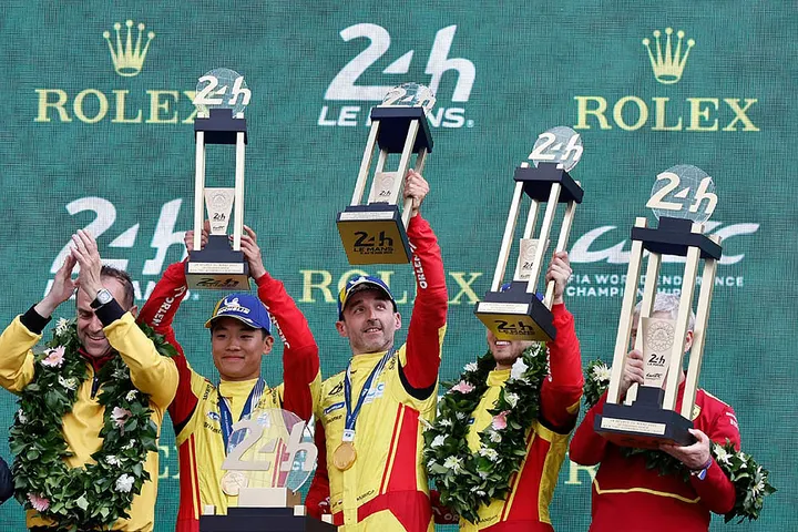 24 Hours of Le Mans 2025: Ferrari Seal Third Straight Title As Robert Kubica Finishes First