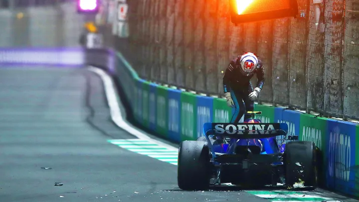 Latifi laments pair of crashes Many time Latifi does not know why he crashes