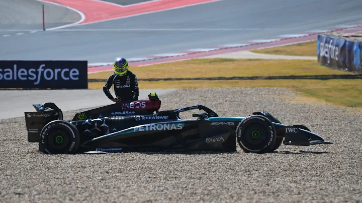 I've never spun in the race before' – Lewis Hamilton brands his US GP 'frustrating' after rare spin ends race early | Formula 1®