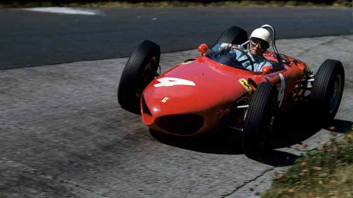 Moving to Modena Phil Hill, Ferrari 156 Sharknose, Grand Prix of Germany, Nurburgring, 06 August 1961. Phil Hill