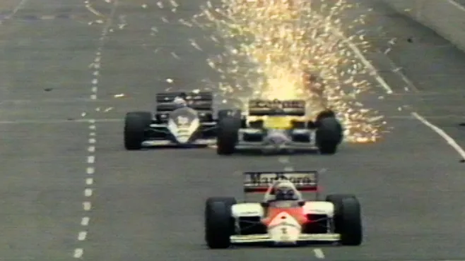 Murray Walker's famous commentary of Mansell's tyre blowout at Australia 1986"