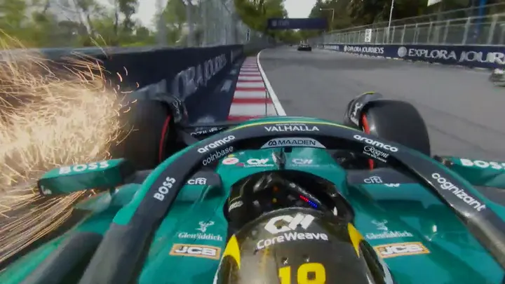 WATCH: Stroll crashes during second practice in Canada as he makes return from injury | Formula 1®
