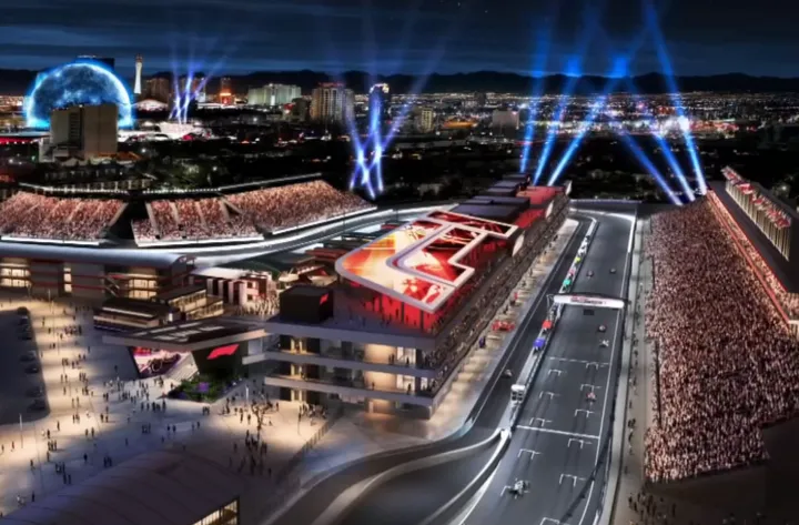 Pit building nearing completion ahead of F1′s Las Vegas Grand Prix