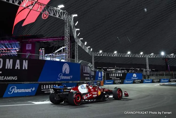 Las Vegas GP FP1: Leclerc sets the pace, McLaren struggle