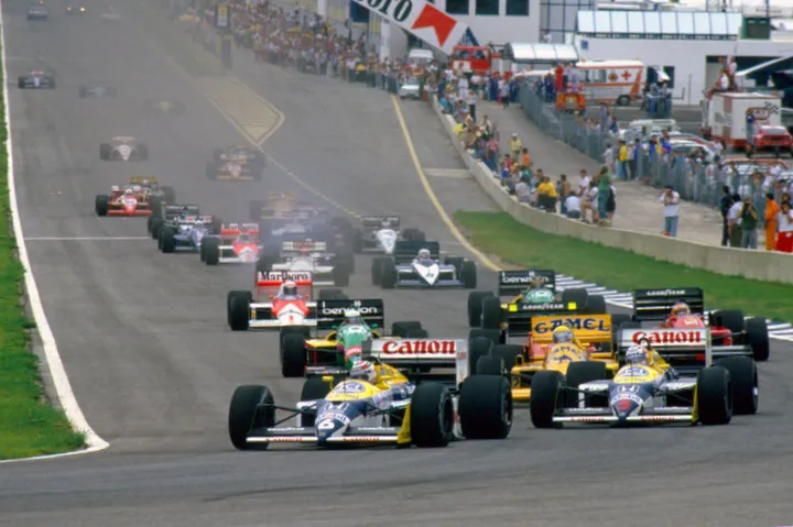 mansell vs piquet 1987 jerez