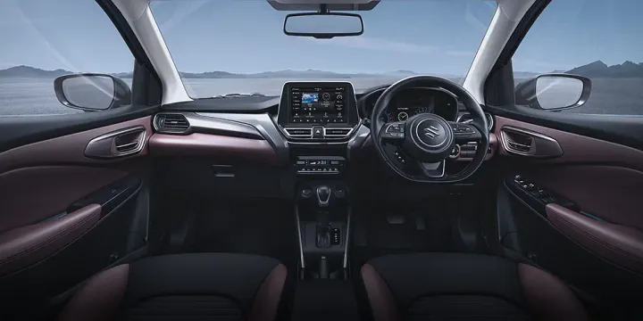 Maruti Suzuki Fronx interior, exterior and color images.