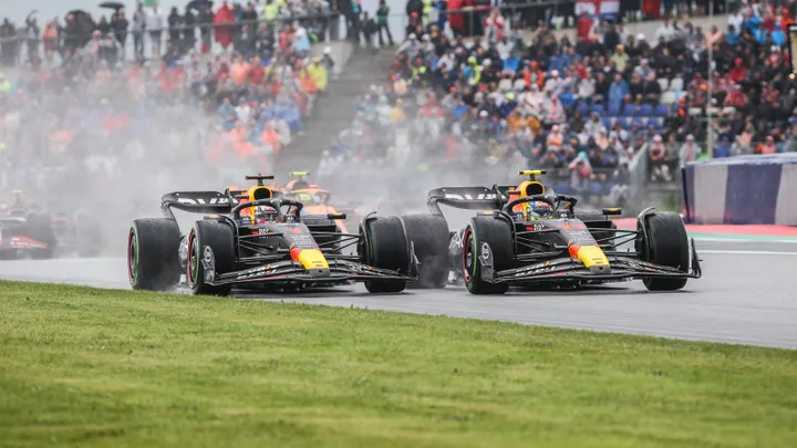 Christian Horner's verdict on 'tasty' Max Verstappen, Sergio Perez sprint race clash : PlanetF1