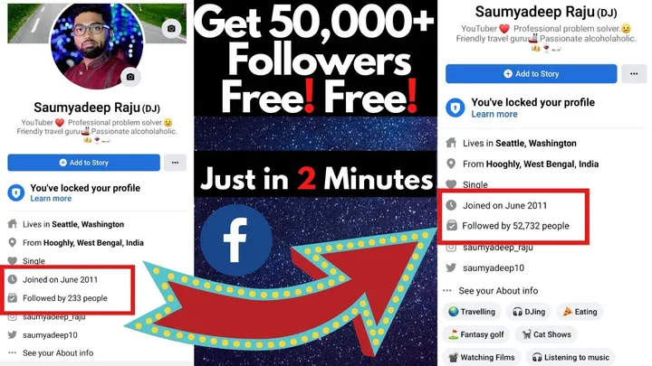 How to get fake facebook followers, How to increase facebook followers. - YouTube
