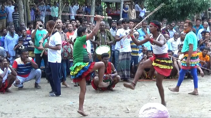 Traditional Muharram Lathi Khela | Stick Dance Fair in The Village