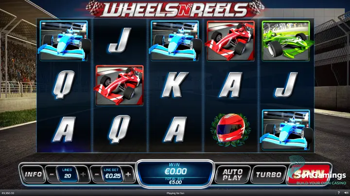 Wheels N' Reels - Playtech Games catalogue | SoftGamings