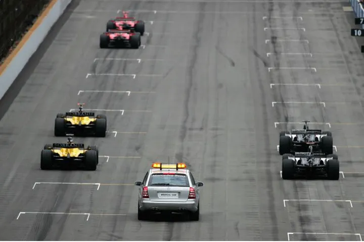 US Grand Prix 2005. Only 6 cars participated : r/formula1