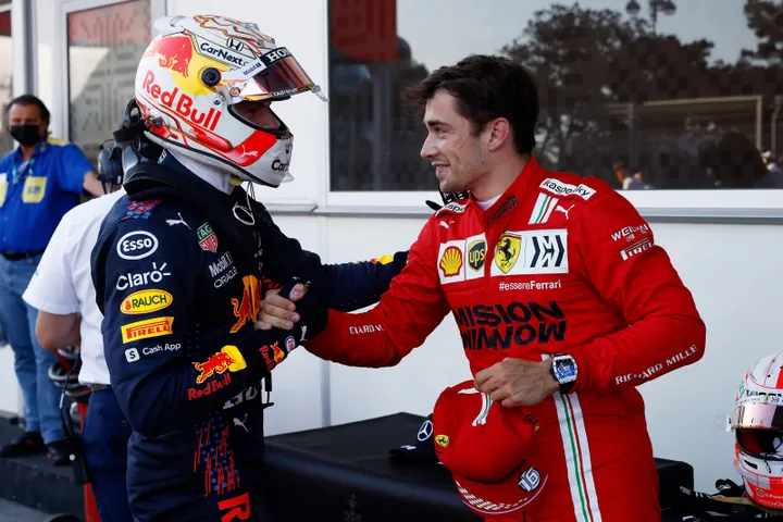 Verstappen Leclerc