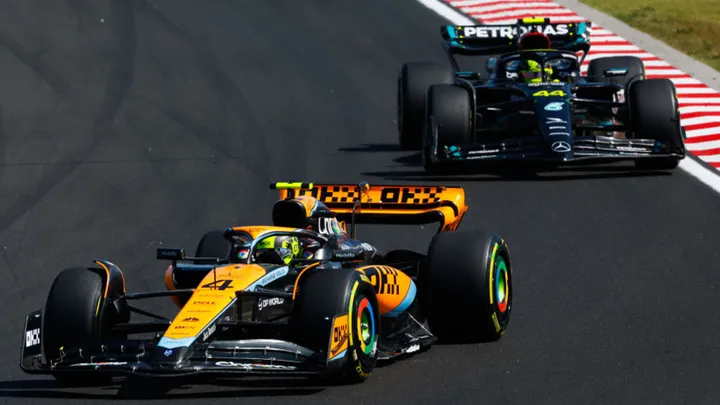 Hungarian GP: Lando Norris says overtake on Lewis Hamilton 'saved his race' amid tight McLaren-Mercedes battle | F1 News