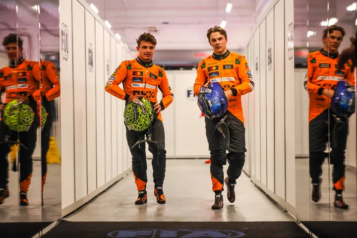 Lando Norris, Oscar Piastri Facing Punishment After F1 Las Vegas GP - Athlon Sports