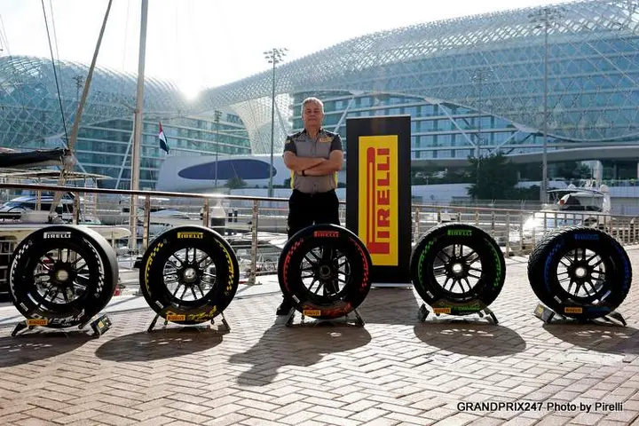 mario isola 2026 pirelli tyre range abu dhabi 2025
